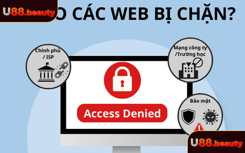 Lý do link U88 bị chặn